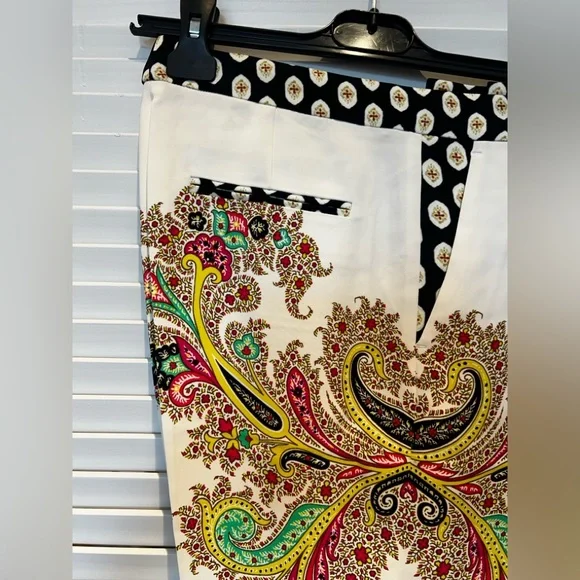 Etro Vibrant Multicolour Trousers - Picture 2 of 6
